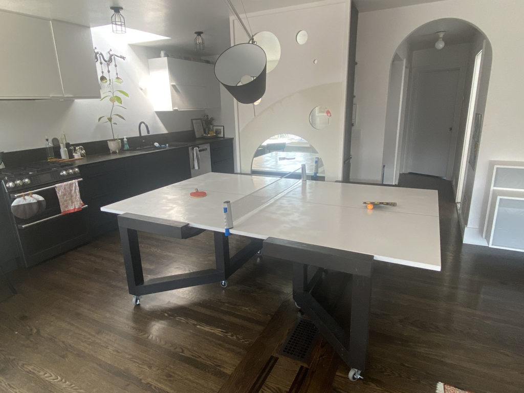 Nesting Kitchen Ping Pong Table