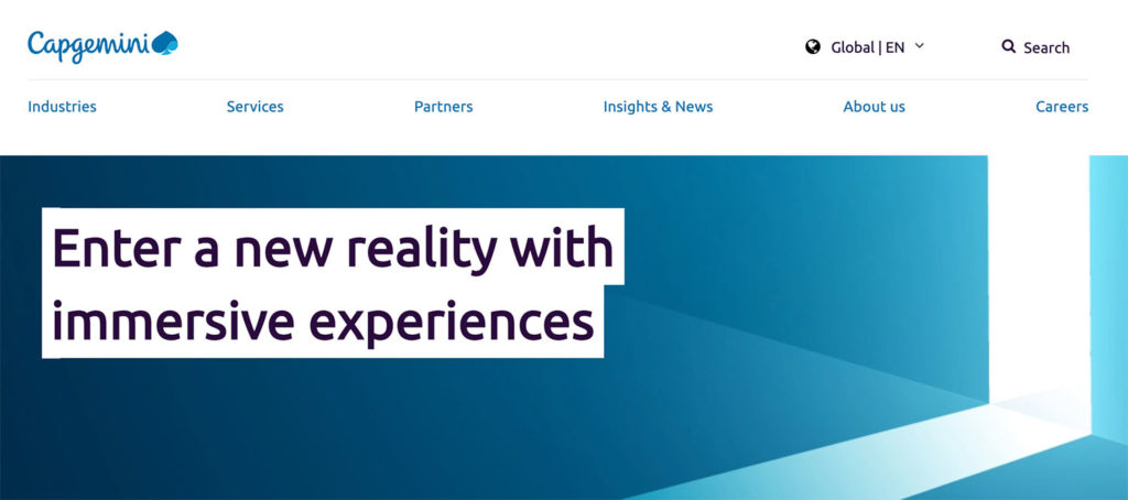 Co-hosted the Capgemini Future Sight podcast on Immersive Experiences